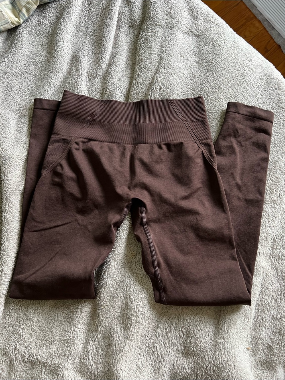 Oner Active Women’s Plum Brown Effortless Seamless Leggings Small - Picture 4 of 5